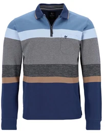 Langarm-Poloshirt Herren Shirt mit langem Arm (1-tlg) Stay Fresh Bgelfrei