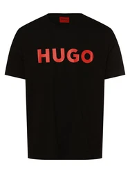 HUGO T-Shirt 'Dulivio' Orange/Schwarz/Rot/Gelb/Beige