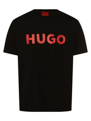 HUGO T-Shirt 'Dulivio' Orange/Schwarz/Rot/Gelb/Beige