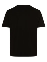 HUGO T-Shirt 'Dulivio' Schwarz/Beige/Orange/Gelb