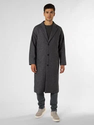 Finshley & Harding London Wollmantel Dunkelgrau/Grau/Hellgrau