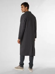 Finshley & Harding London Wollmantel Dunkelgrau/Grau/Hellgrau