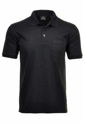 RAGMAN Poloshirt Schwarz/Dunkelblau/Grau