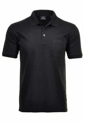 RAGMAN Poloshirt Schwarz/Dunkelblau/Grau
