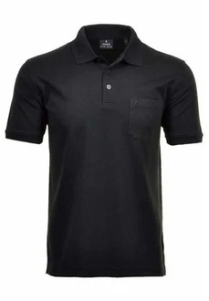 RAGMAN Poloshirt Schwarz/Dunkelblau/Grau