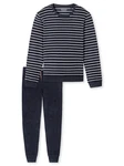 Schiesser Pyjama Casual Nightwear Dunkelblau