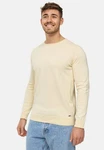 Indicode Herren Gamal Strickpullover O-Neck Pulli Gelb/Khaki/Beige/Gold