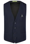Calamar Anzugweste Sakko Dunkelblau/Blau/Hellblau