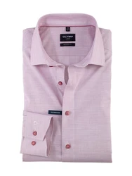 OLYMP Langarmhemd Lila/Rosa