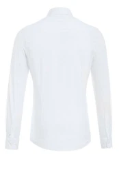 Pure Businesshemd Functional Hem Weiß/Grau/Creme
