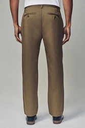 Next Chinohose Straight Fit Khaki/Dunkelgrün