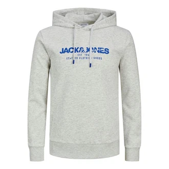 Jack & Jones Kapuzensweatshirt JJALVIS Sweat Hood Hellblau/Grau/Schwarz/Hellgrau Jack & Jones Kapuzensweatshirt JJALVIS Sweat Hood Hellblau/Grau/Schwarz/Hellgrau