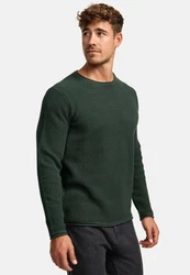 Indicode Strickpullover INPetri Dunkelgrün