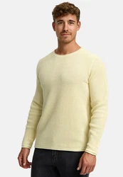Indicode Strickpullover INPetri Gelb/Gold/Khaki