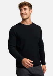 Indicode Strickpullover INPetri Schwarz/Dunkelgrau/Dunkelgrün