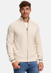 Indicode Strickjacke INArutemia Beige/Khaki/Braun