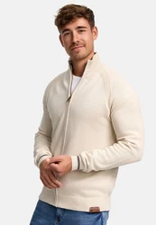Indicode Strickjacke INArutemia Beige/Khaki/Braun