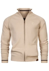 Indicode Strickjacke INArutemia Beige/Khaki/Braun