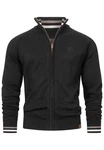 Indicode Strickjacke INArutemia Schwarz/Dunkelgrau/Grau