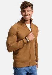 Indicode Strickjacke INArutemia Braun/Orange
