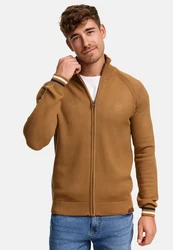 Indicode Strickjacke INArutemia Braun/Orange