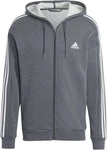 adidas Sportswear Kapuzensweatshirt M 3S FL FZ HD grau
