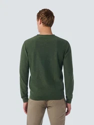 NO EXCESS Strickpullover Stone Washed