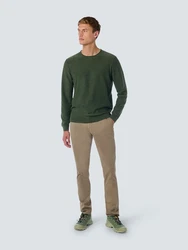 NO EXCESS Strickpullover Stone Washed