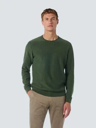 NO EXCESS Strickpullover Stone Washed