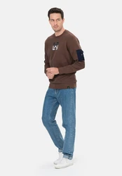 Key Largo Sweatshirt MSW KLELECTION Braun/Bordeaux/Rot/Khaki