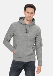 Key Largo Hoodie MSW KLMEMBERSHIP Hellgrau/Grau