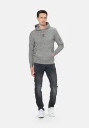 Key Largo Hoodie MSW KLMEMBERSHIP Hellgrau/Grau