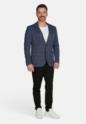 Calamar Sakko Blazer Hellblau/Dunkelblau/Blau