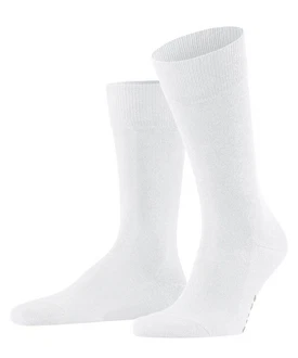 FALKE Socken Family Creme/Weiß