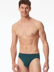 Schiesser Minislip Long Life Soft Grün/Türkis