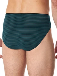 Schiesser Minislip Long Life Soft Grün/Türkis
