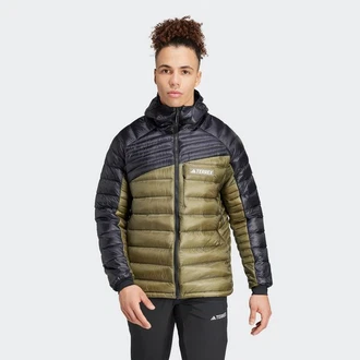 adidas TERREX Outdoorjacke XPR DOWN JKT Dunkelgrün/Grün/Gold/Gelb