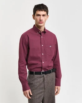 Gant Langarmhemd REG MICRO PRINT SHIRT rot/wine rot Gant Langarmhemd REG MICRO PRINT SHIRT rot/wine rot