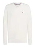 TOMMY HILFIGER Pullover ESSENTIAL Creme/Weiß/Khaki