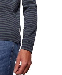 Pierre Cardin Langarm-Poloshirt 1/1 PoloKN Dunkelblau/Lila/Blau/Rot/Grau