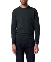 Pierre Cardin Strickpullover Rundhals Dunkelblau/Blau