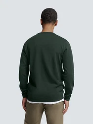 NO EXCESS Strickpullover Crewneck 2 Farben Melange