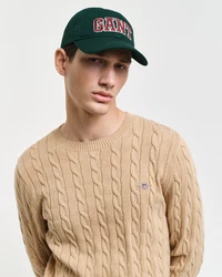 GANT Pullover COTTON CABLE C-NECK Orange/Beige