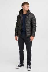 Indicode Steppjacke IDLimans Grau/Schwarz/Dunkelgrau
