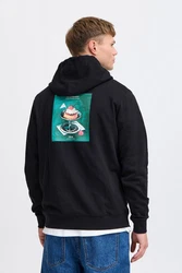 !Solid Kapuzenpullover SDNORTON Schwarz