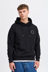 !Solid Kapuzenpullover SDNORTON Schwarz