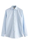 Next Langarmhemd Slim Fit Signature Hemd Hellblau/Blau