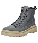 Sneaky Steve Stiefelette Nylon Schnürstiefelette Hellgrau/Dunkelgrau/Grau/Blau