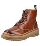 Sneaky Steve Schnürstiefelette Braun/Rot
