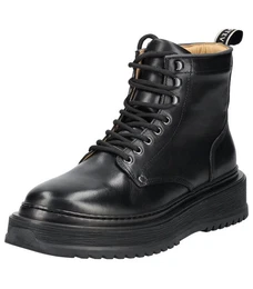 Stiefelette Leder Schnrstiefelette
